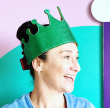 Bookywoo Christmas Sparkle Glitter Crowns - 5 Pack