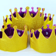 Bookywoo Sparkle Glitter Party Crowns - 5 Pack
