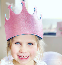 Bookywoo Sparkle Glitter Party Crowns - 5 Pack