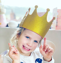 Bookywoo Sparkle Glitter Party Crowns - 5 Pack