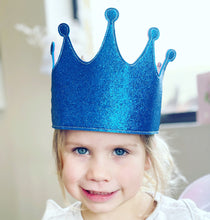 Bookywoo Sparkle Glitter Party Crowns - 5 Pack